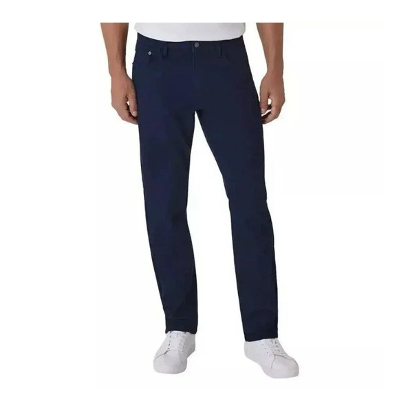 IZOD Men’s Ultraflex Regular Fit Knit Denim Stretch 5 Pocket Jeans, Blue, 36X32 - Picture 11 of 11